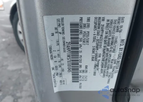 2007 Ford Crown Victoria Police/Police Interceptor from USA, damaged, VIN 2FAHP71W57X101045